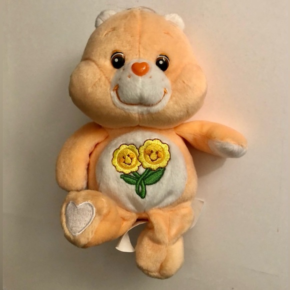 CARE BEARS FRIEND ORANGE 8 INCH CARE BEAR FROM EARLY 2000’S - Picture 1 of 13